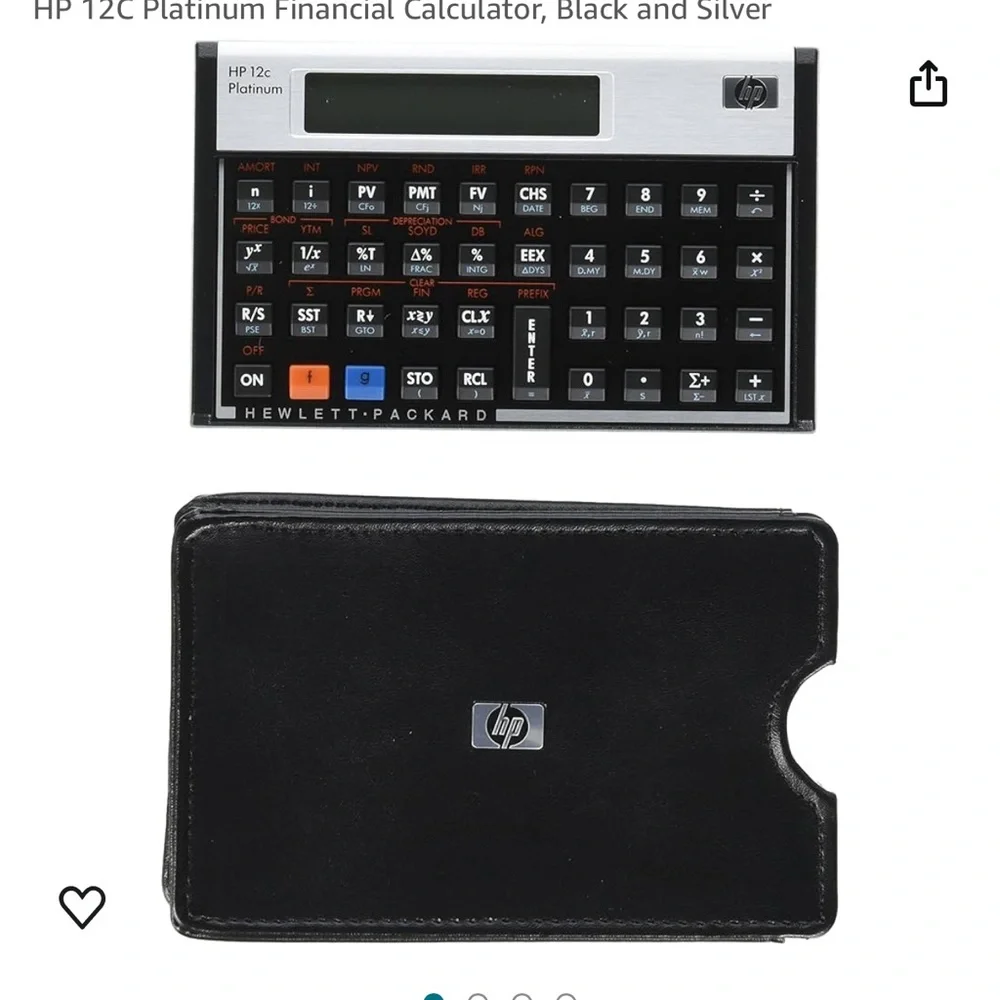 HP 12c Platinum financial j